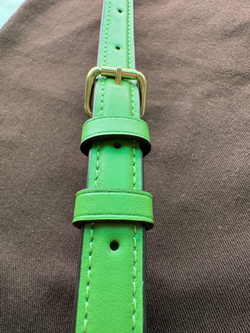 NEW ๐ Coach Apple Green Leather Adjustable Crossbody Replacement Strap - Picture 10 of 15